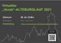 Virtueller „Vorab“ -Alteburglauf 2021